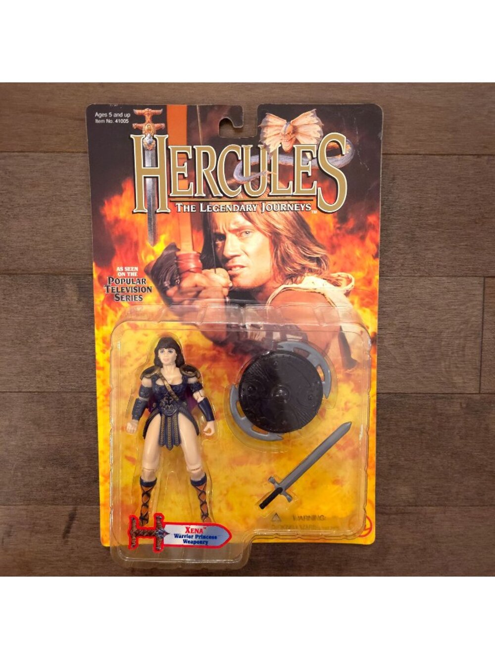 Hercules Legendary Journeys Xena Warrior Princess Figure Weaponry Toy Biz